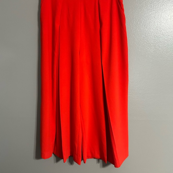 Ted Baker London women’s size 8 pleaded Katie culottes wide, leg, cropped pants - Picture 2 of 14